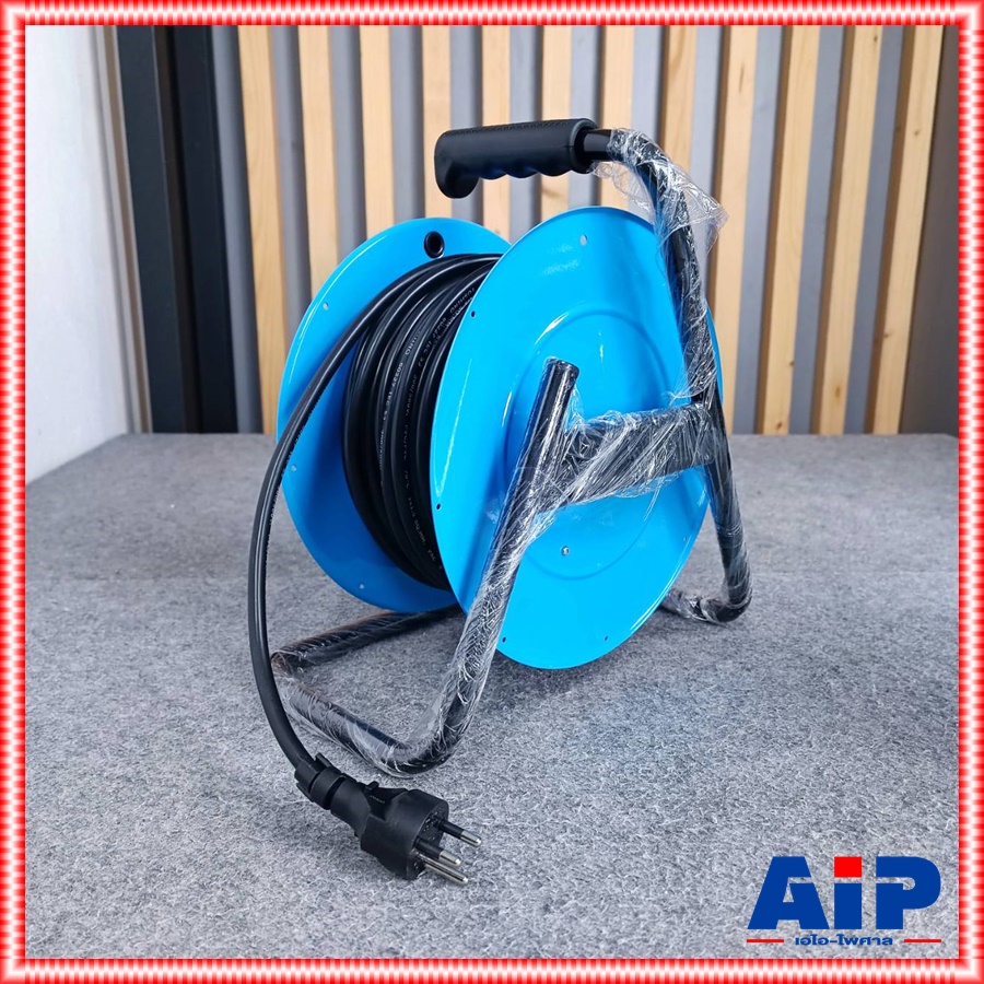 TOSHINO FM315T-30 ล้อสายVCT3x1.5 30M ล้อเก็บสาย ล้อเก็บสายไฟ ปลั๊กพ่วง ปลั๊กพ่วงสนาม เอไอ-ไพศาล