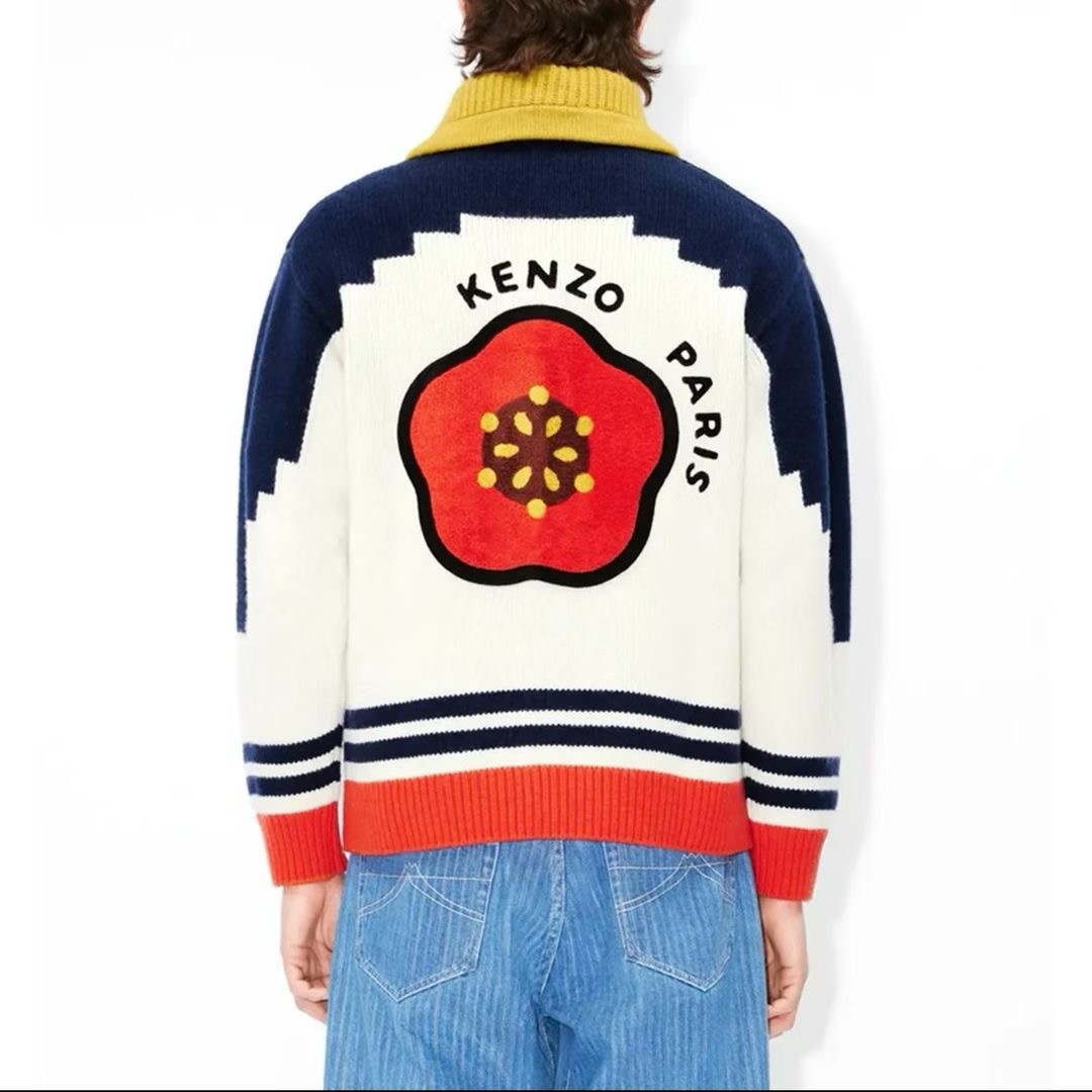 **do** เสื้อคลุมกันหนาว KENZO Pop' cardigan in wool ใส่ได้ ชาย หญิง สินค้าใหม่ ของแท้