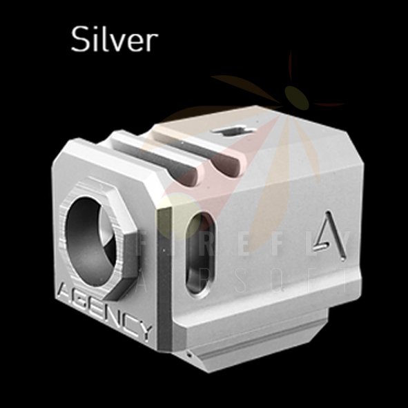 RWA Agency Arms 417 Compensator (14 mm CCW) SILVER