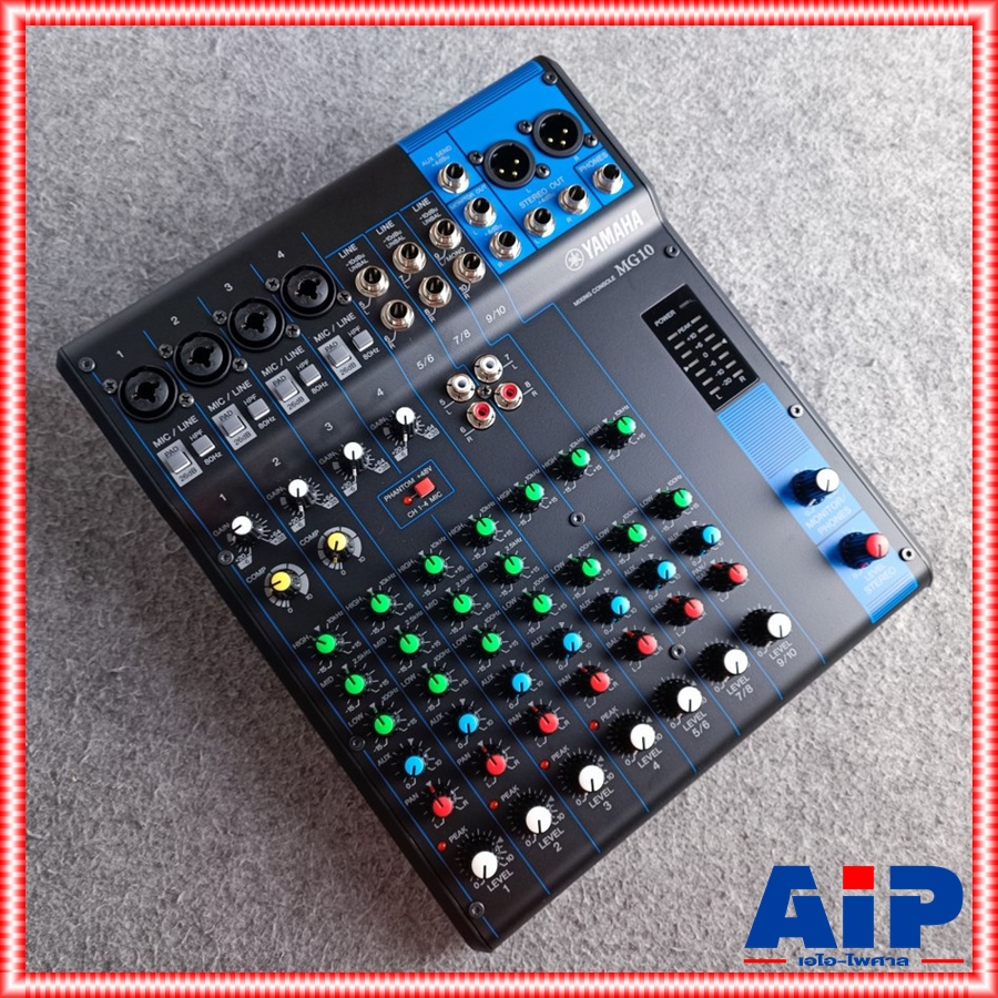 YAMAHA MG10 MIXER มิกซ์ มิกเซอร์ มิกซ์YAMAHA เครื่องเสียง เครื่องปรับแต่งเสียง MIX MG10 MG 10 เอไอ-ไพศาล +++