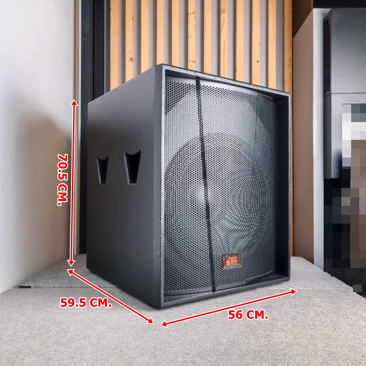 NPE S-18 ตู้ลำโพง18" ราคาต่อใบ ตู้ลำโพง 18"SUB - BASS 1000 วัตต์ 8 โอห์ม S18 S 18 เอไอ-ไพศาล