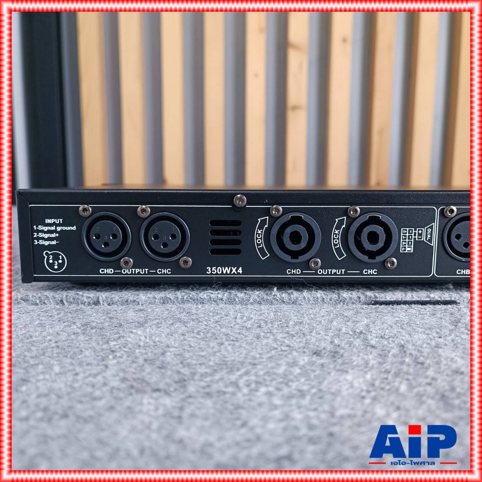 HOTROCK FA-4350 poweramp 1U 4CH 4ชาแนล พาวเวอร์แอมป์ แอมป์ขยายเสียง ซัพพลายแบบสวิทชิ่ง FA 4350 FA4350 เอไอ-ไพศาล