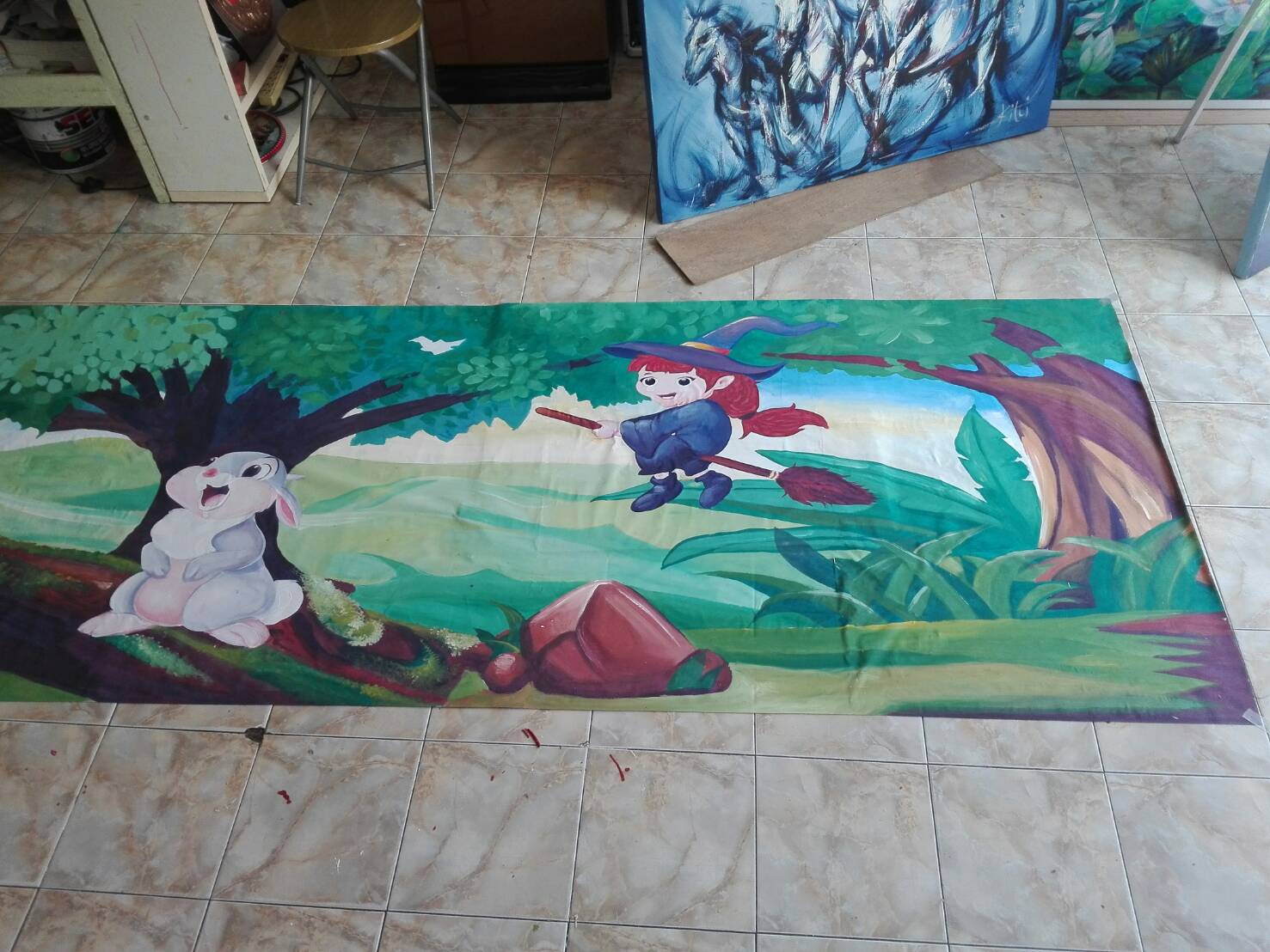 ฉากหลังเวที