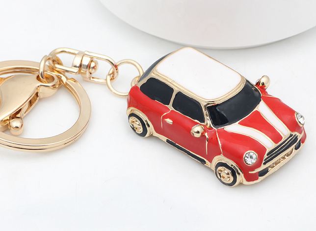 พวงกุญแจ บ้าน ของขวัญ ของชำร่วย พวงกุญแจรถยนต์ พวงกุญแจรูปรถมินิคูเปอร์ สุดหรู สวย เท่ มีสไตล์ คัน สีแดง 531865_1