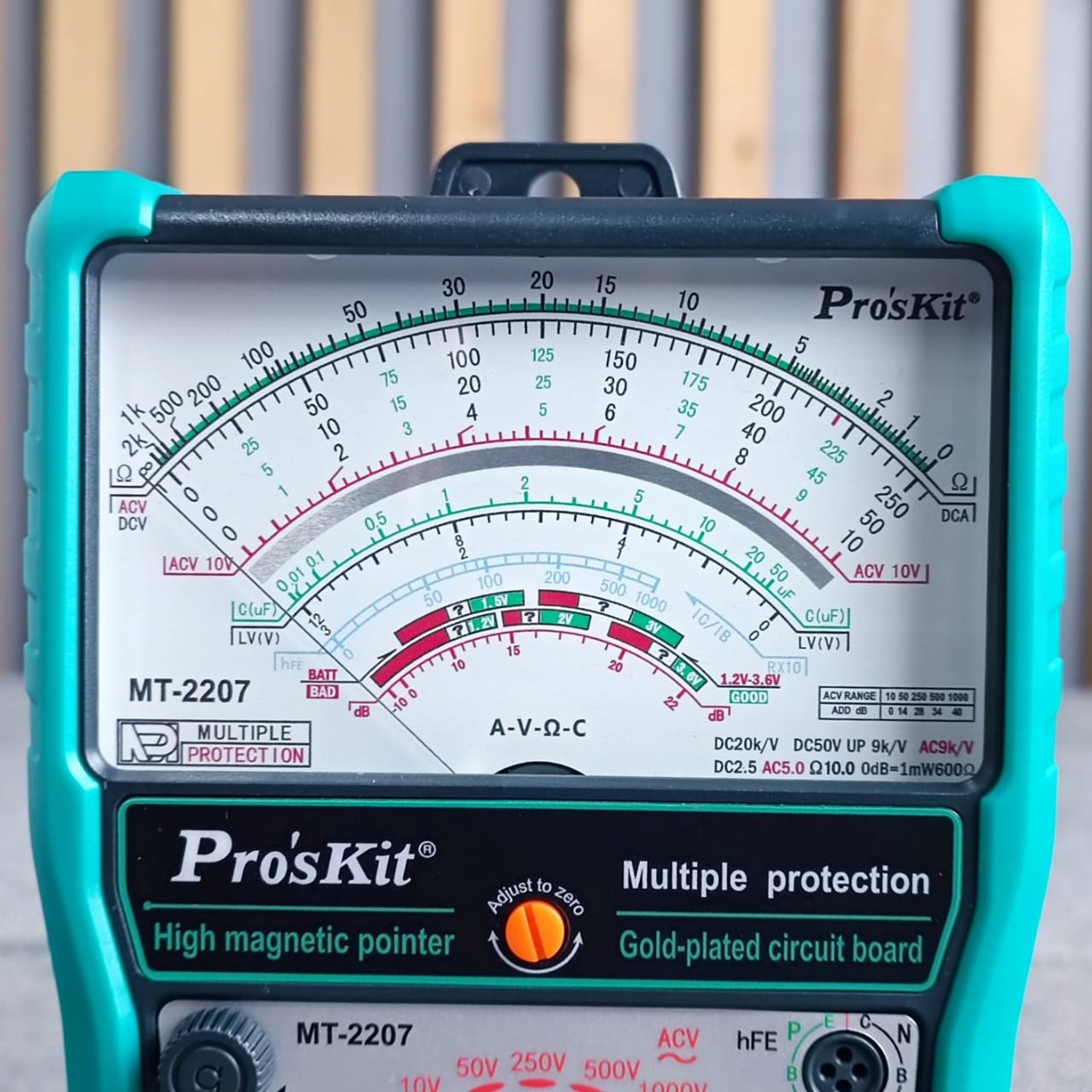 PRO'S KIT MT-2207 มิเตอร์ มิเตอร์วัดไฟ MT2207 MT 2207 มิเตอร์แบบเข็ม MULTIMETER PRO 'S KIT มัลติมิเตอร์ เอไอ-ไพศาล