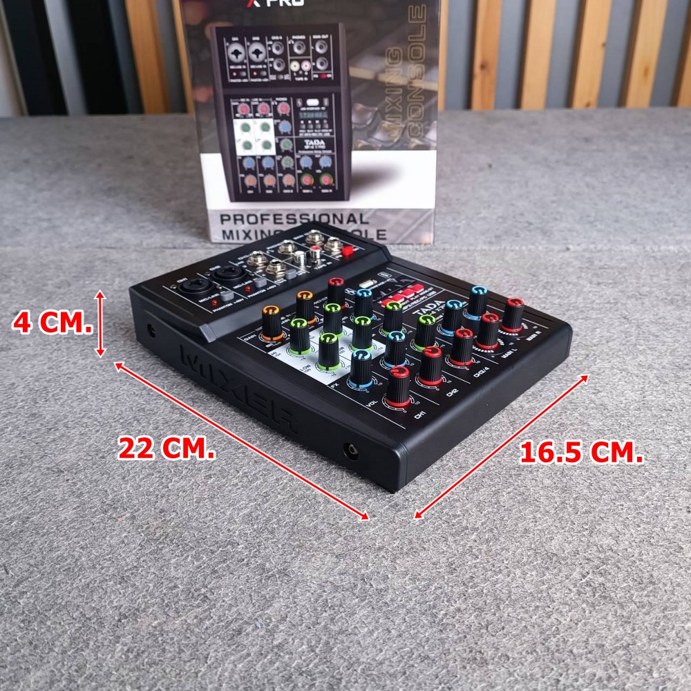 TADA MF-4 MIXER มิกเซอร์ TADA MF 4 MF4 มิกเซอร์ TA DA รองรับ BLUETOOTH มิกเซอร์บลูทูธ 4 input มิกซ์ บลูทูธ มิกเซอร์ Bluetooth mixer เครื่องเสียง มิกเซอร์จิ๋ว มิกเซอร์เอฟเฟค เอไอ-ไพศาล