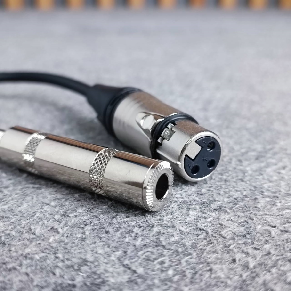 ยาว15ซม. LIDGE YM-311 สาย XLR เมีย ออก PHONE เมีย ยาว15เซน J.XLR-J.MIC สายทด สายสัญญาณ CANNON เมีย -PHONE เมีย เอไอ-ไพศาล
