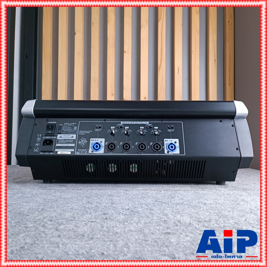 PROEUROTECH PMX-P12400 X4 POWERMIXER+บูลทูส เพาเวอร์มิกเซอร์ รุ่นใหม่ โปรยูโรเทค 12 ช่องไมค์ 4 ช่องขับลำโพง 400 วัตต์ ตัดความถี่ซับได้ PMXP12400X4 เอไอ-ไพศาล