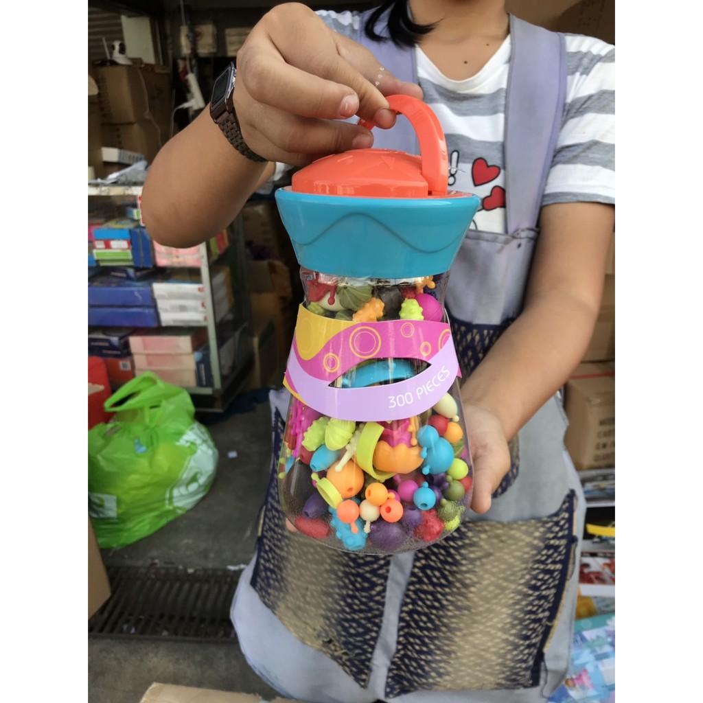 HM1610A ของเล่นเด็กลูกปัดร้อยเครื่องประดับสร้อยกระบอก งานดี