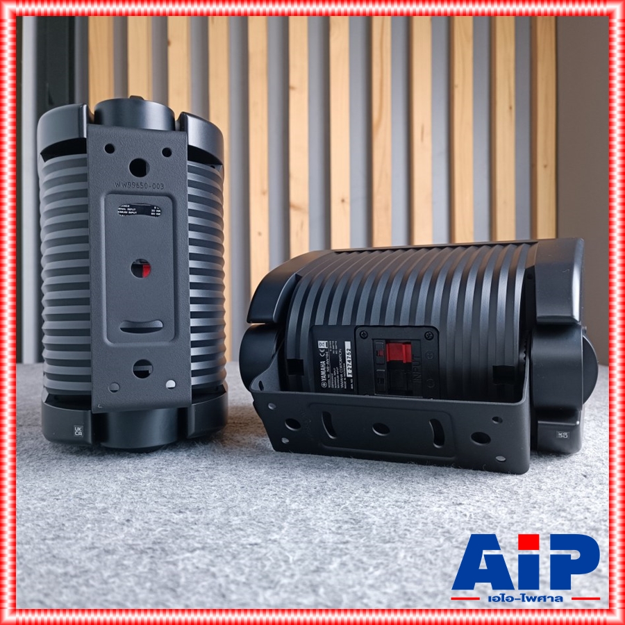 สีดำ YAMAHA NS-AW194 ตู้ลำโพง 4นิ้ว ตู้ ลำโพง แขวนผนัง ลำโพงติดผนัง NS AW194 AW 194 ยามาฮ่า เอไอ-ไพศาล +++