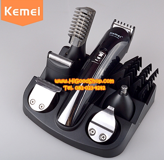 ปัตตาเลี่ยนไฟฟ้า KEMEI (Hair Clipper) ชุดเซตใหญ่ อุปกรณ์ครบชุด เปลี่ยนหัวได้ถึง 11แบบ รุ่นใหม่ล่าสุด KM-600