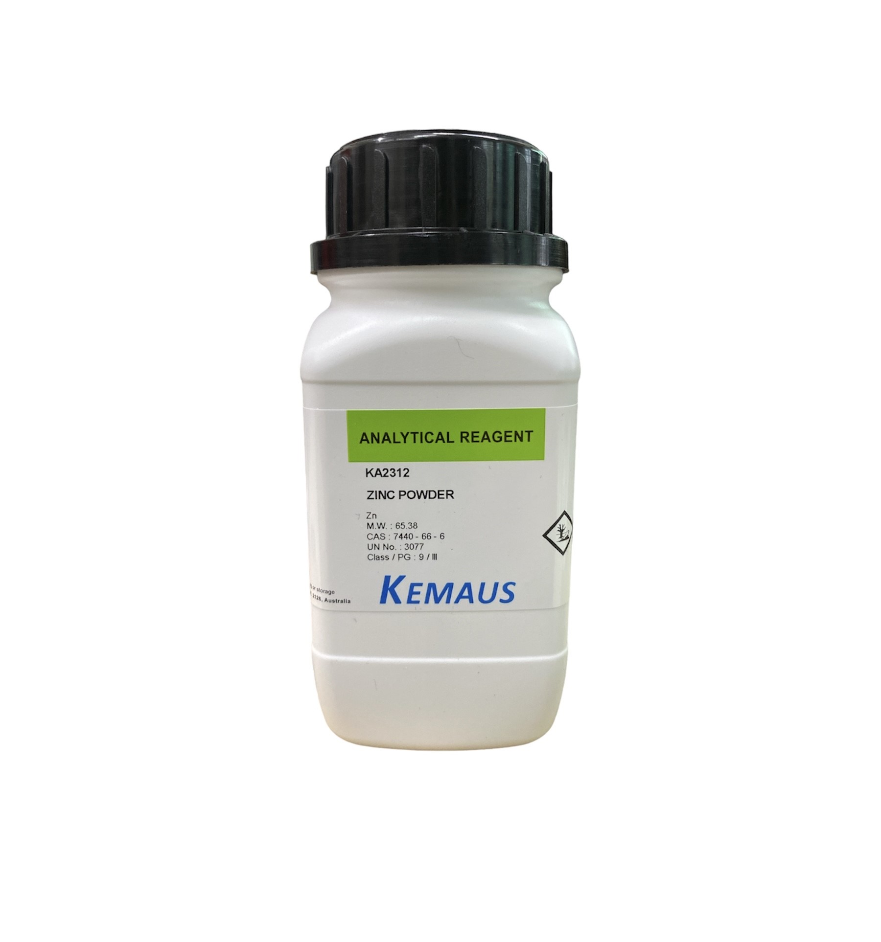 Zinc Powder AR Grade, 500 g -Kemaus Australia