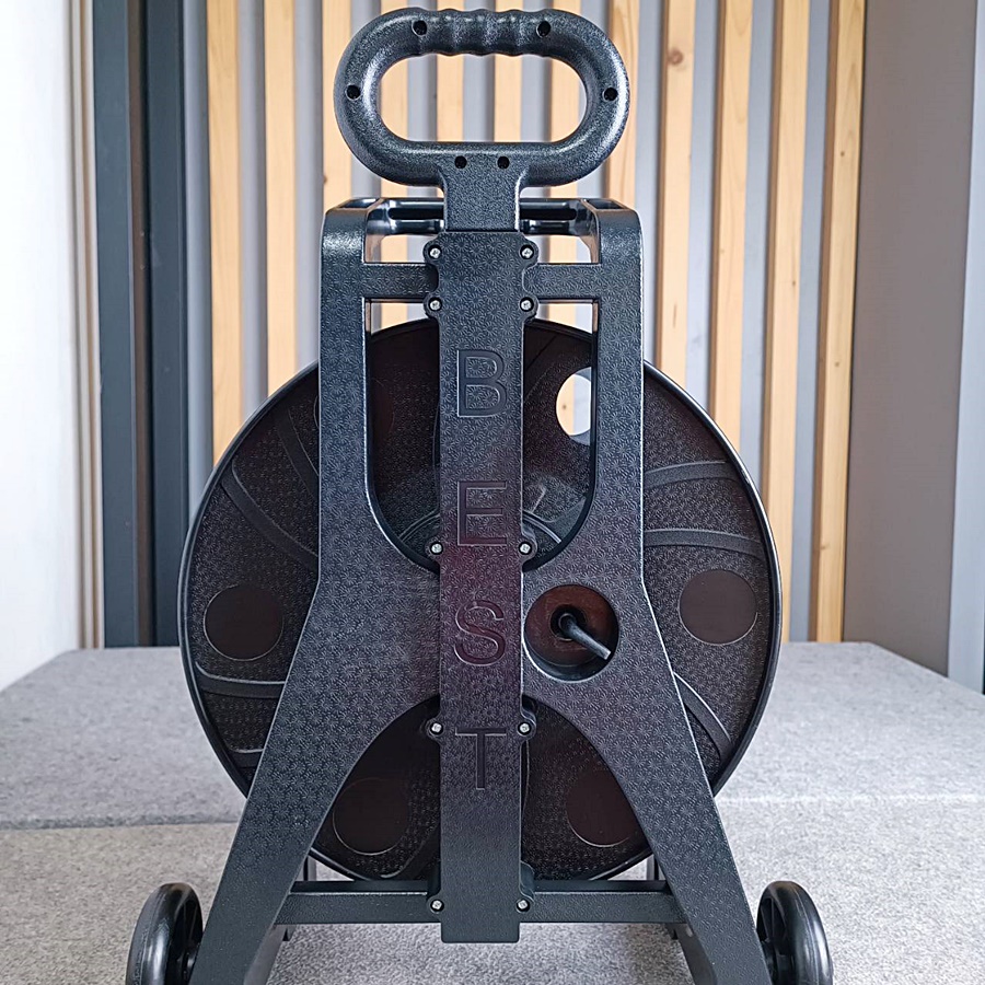 LIDGE YM-421 ล้อสายไฟ โรลม้วนสายไฟ ล้อเก็บสายไฟเปล่า+ล้อลาก YM421 YM 421 ล้อม้วนเก็บสายไฟ เอไอ-ไพศาล