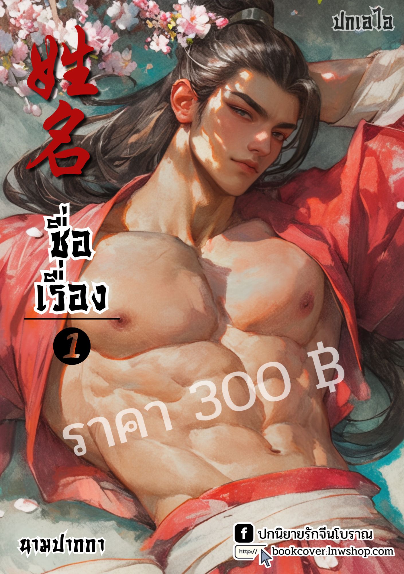 ปกเอไอ | ปกนิยายจีนโบราณภาพบุรุษรูปงาม