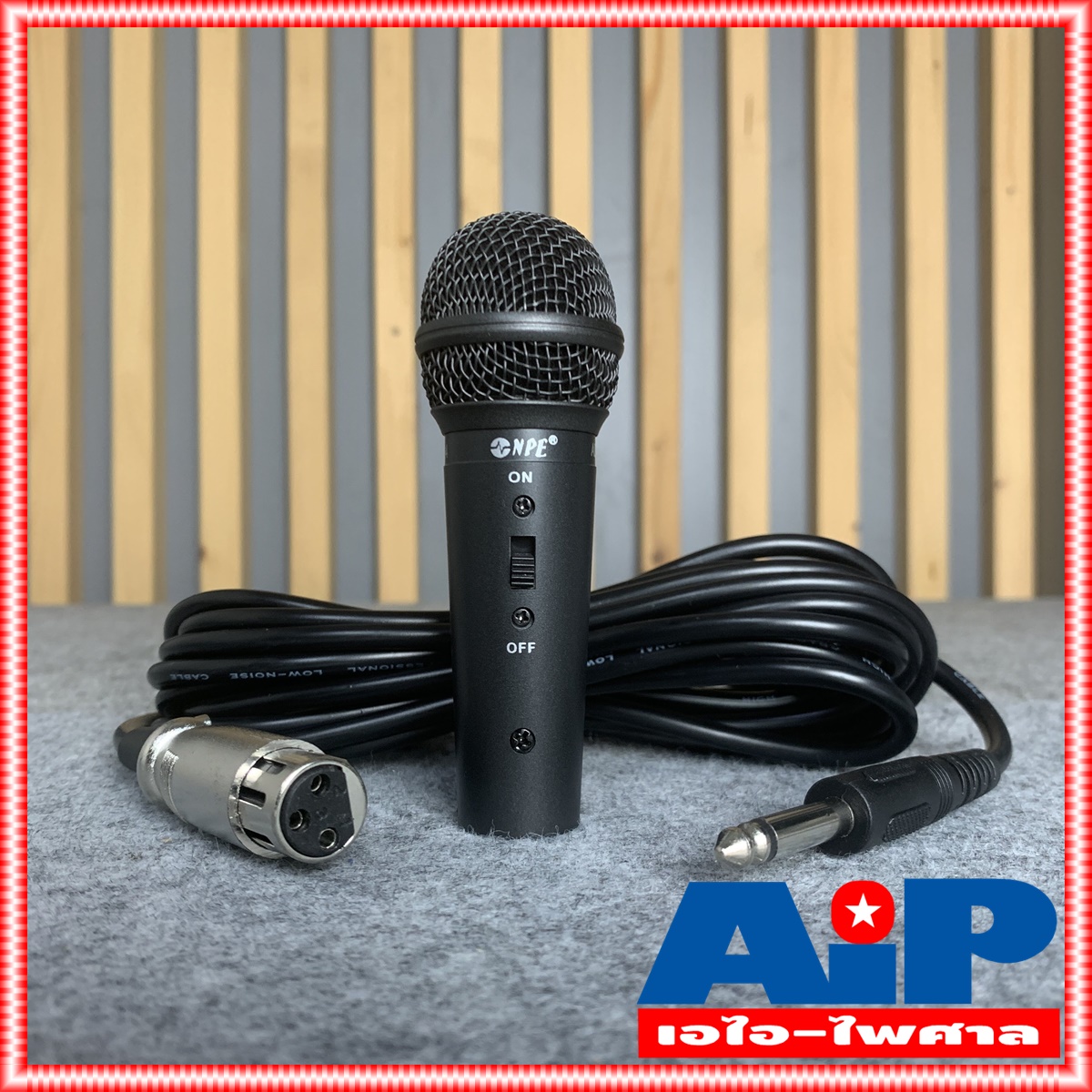 ไมค์พร้อมสาย4.5เมตร ไมโครโฟนจิ๋ว NPE AD24 ไมค์สาย AD 24 ไมค์ร้องเพลง AD-24 ไมค์ ไมค์ตัวเล็ก ไมค์คุณครู เอ็นพีอี