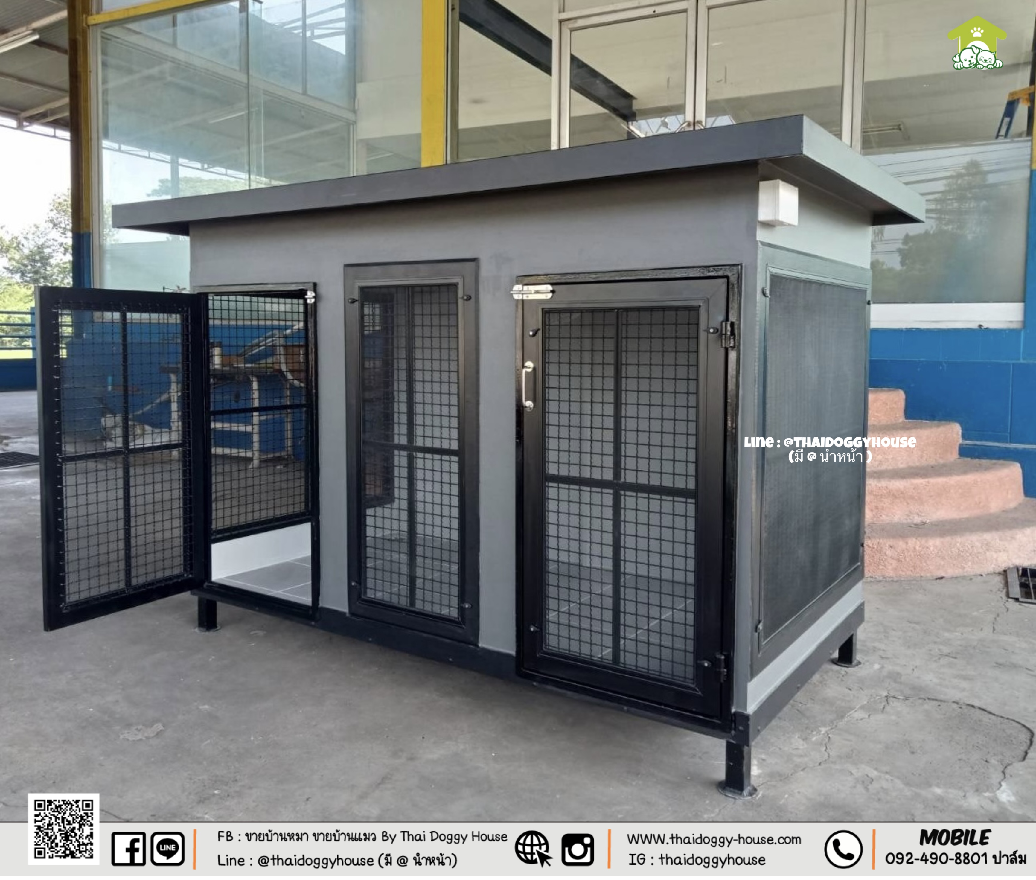 บ้านหมา บ้านแมว " 𝐁𝐎𝐗 𝐒𝐓𝐘𝐋𝐄 𝐁𝐘 𝐓𝐇𝐀𝐈 𝐃𝐎𝐆𝐆𝐘 𝐇𝐎𝐔𝐒𝐄 " &#x