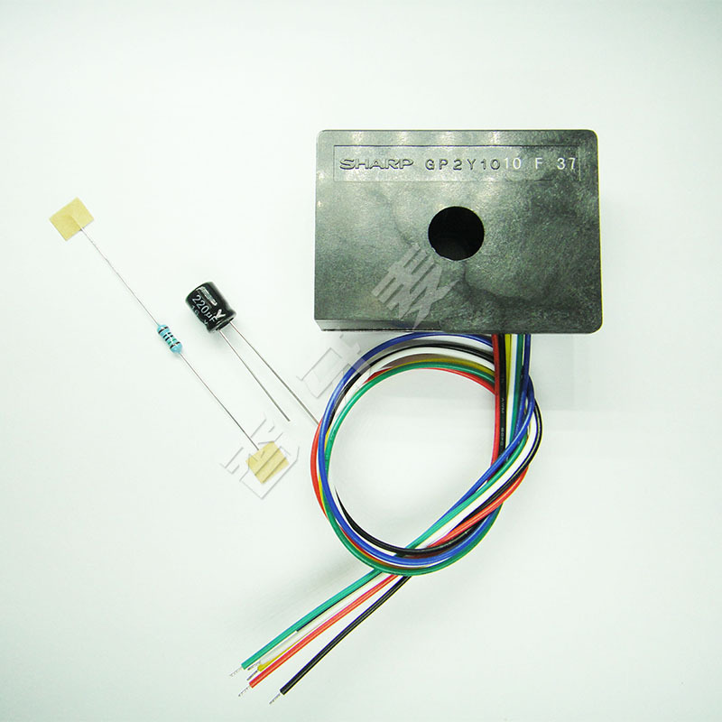 PM2.5 GP2Y1014AU0F Replace GP2Y1010AU0F Optical Dust Sensor PM2.5+Resistor Capacitor