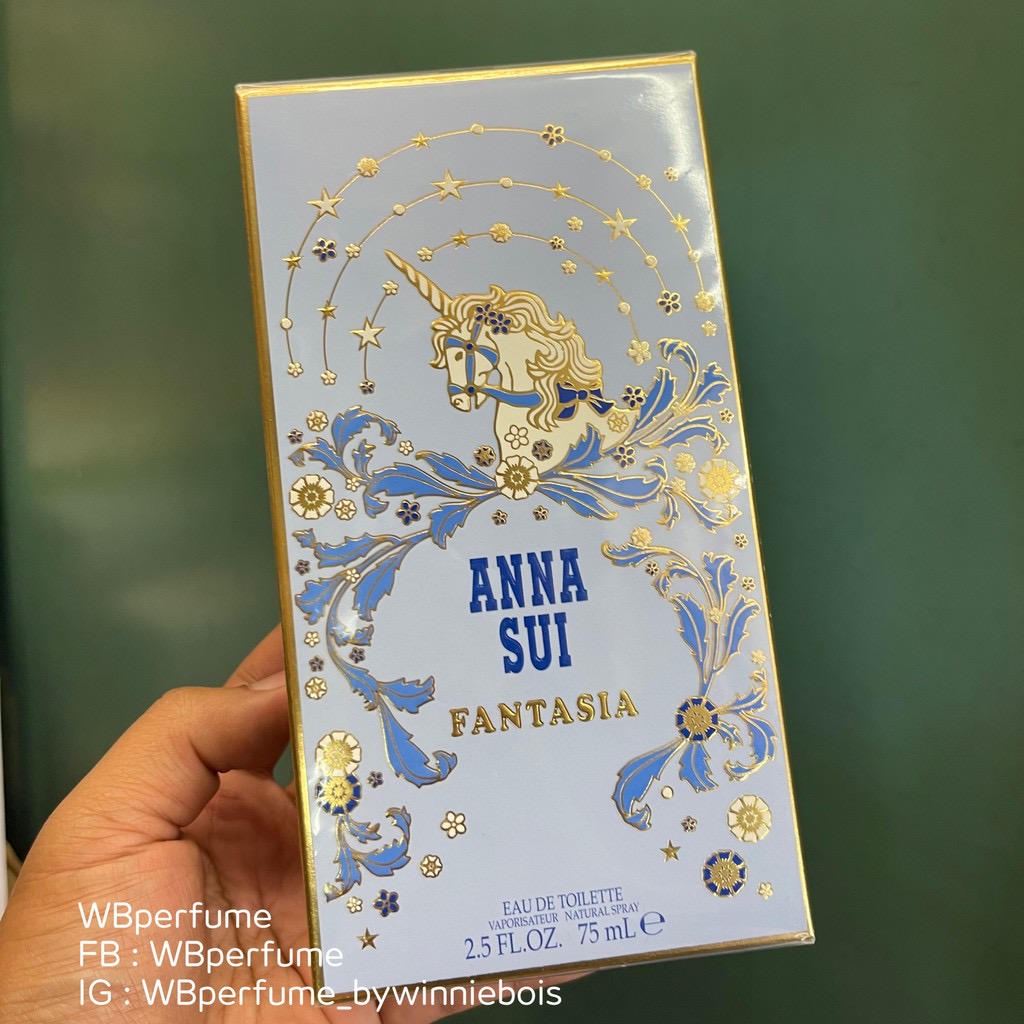 น้ำหอมแท้100% ANNA SUI Fantasia Eau De Toilette ปริมาณ 75 มล.