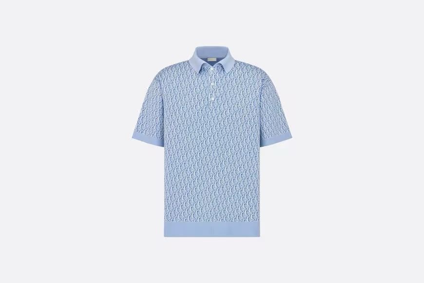 **do** เสื้อคอโปโล Dior oblique polo shirt ใส่ได้ ชาย หญิง สินค้าใหม่ ของแท้