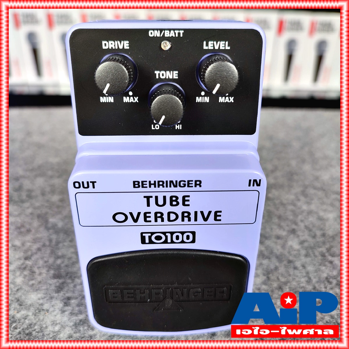 BEHRINGER TO100 เอฟเฟคกีต้าร์ ทำให้เสียงแตก Tube Overdrive TO-100 TO 100 effect guitar เอไอ-ไพศาล +++