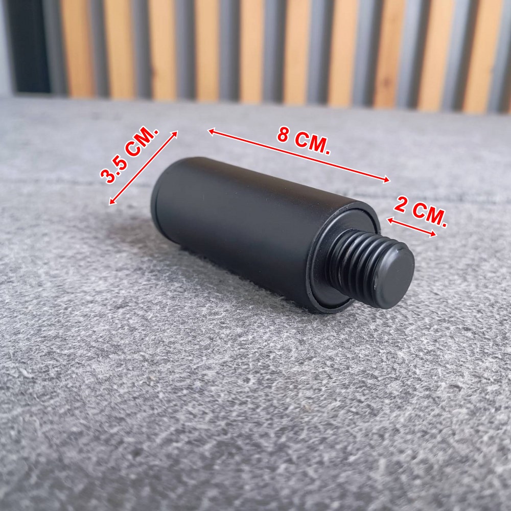 ข้อต่อสั้นลำโพง AUDIO JOCKEY A&J AJC-403/505/803 ท่อเหล็ก 35mm ยาว10เซนติเมตร ท่อตั้งตู้ลำโพง ท่อเหล็กหนาแข็งแรง สีดำ ออดิโอ จ๊อกกี้ เอไอ-ไพศาล