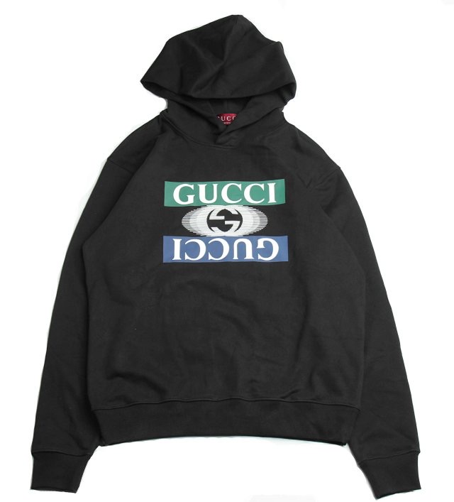 **Mix** เสื้อฮู้ด Gucci COTTON JERSEY HOODED SWEATSHIRT ใส่ได้ ชาย หญิง สินค้าใหม่ ของแท้