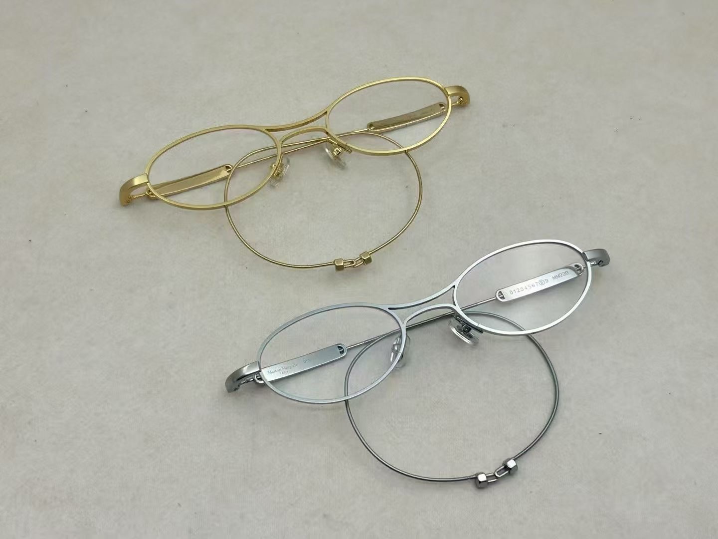 **do** กรอบแว่นสายตา ไทเทเนียม Maison Margiela x Gentle Monster rimless glasses ก้านคล้องถึงหู มี 2 สี สินค้าใหม่ ของแท้