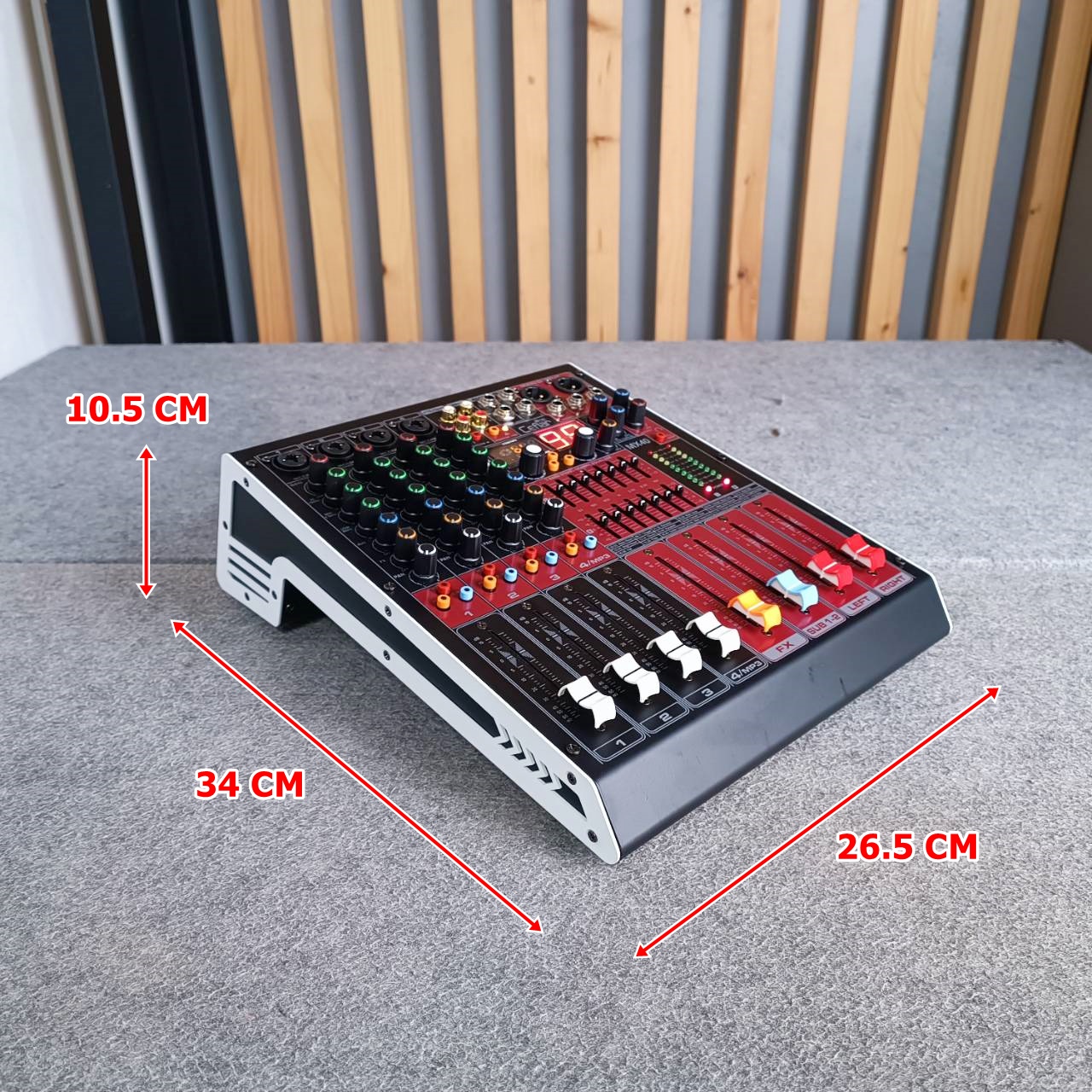 Ceflar MX-40 MIXER มิกซ์เซอร์ บูลทูธ 4 CH เครื่องปรับแต่งเสียง มิกเซอร์อนาล็อก MX 40 MX40 เอไอ-ไพศาล