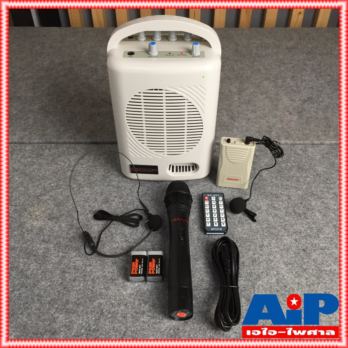 DECCON PWS 210U เครื่องช่วยสอน+ช่องUSB/SD CARD ตู้ช่วยสอน เครื่องช่วยสอน ลำโพงช่วยสอน PWS210U PWS 210 U PWS-210 U +++