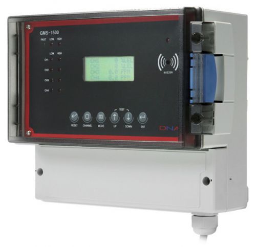 GMS-1500 4 Channel Digital Controller Gas Leakage Warning Device_GASDNA