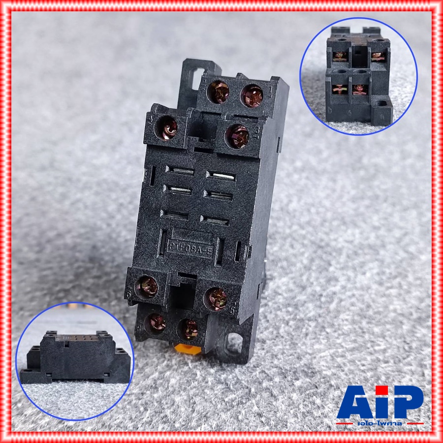 ของแท้ ลดล้างสต็อค OMRON SOCKET PTF08A-E ขา2แถว 8ขา SOCKET RELAY ซ็อกเก็ต รีเลย์ โอมรอน PTF08A E PTF08AE ฐานรีเลย์ เอไอ-ไพศาล
