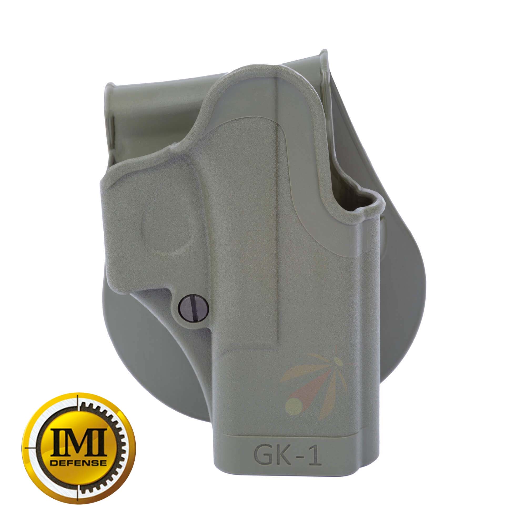 One Piece Polymer Gun Holster for Glock (right hand) – GK1 - OD GREEN