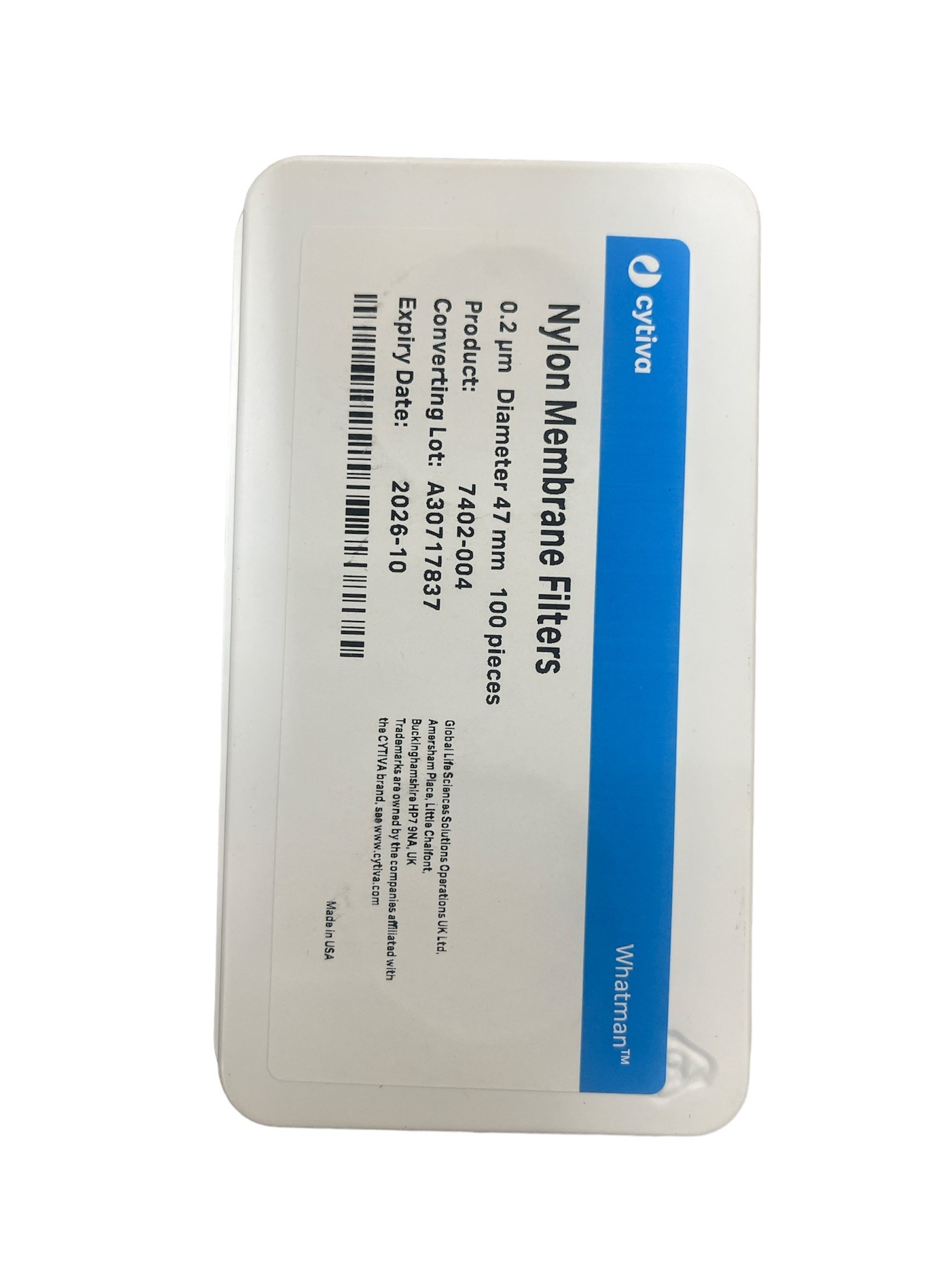 Membrane 0.2 um @ 47 mm Nylon, 100's/Pack -Whatman