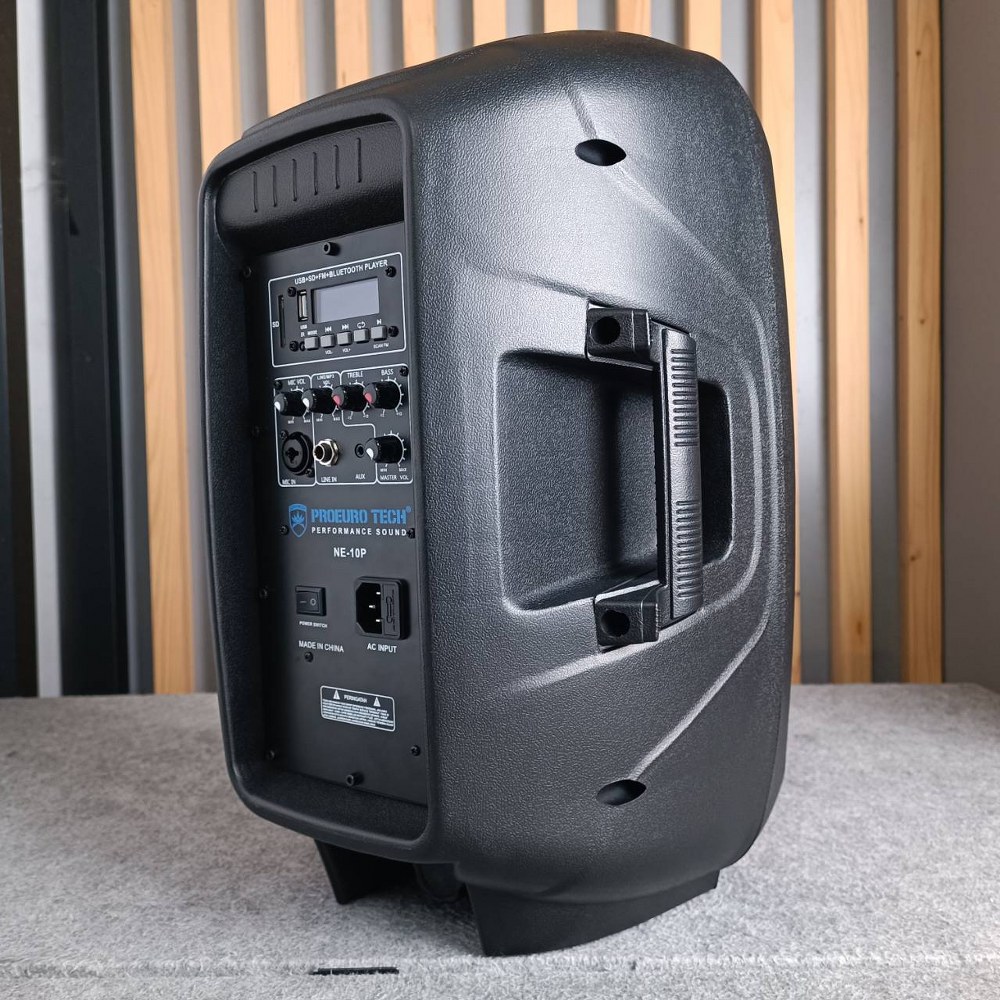 PROEUROTECH NE-10P active speaker ตู้ลำโพง มีแอมป์ในตัว 10 นิ้ว โปรยูโรเทค ตู้ลำโพง ตู้ลำโพงบลูทูธ NE 10P NE10P เอไอ-ไพศาล