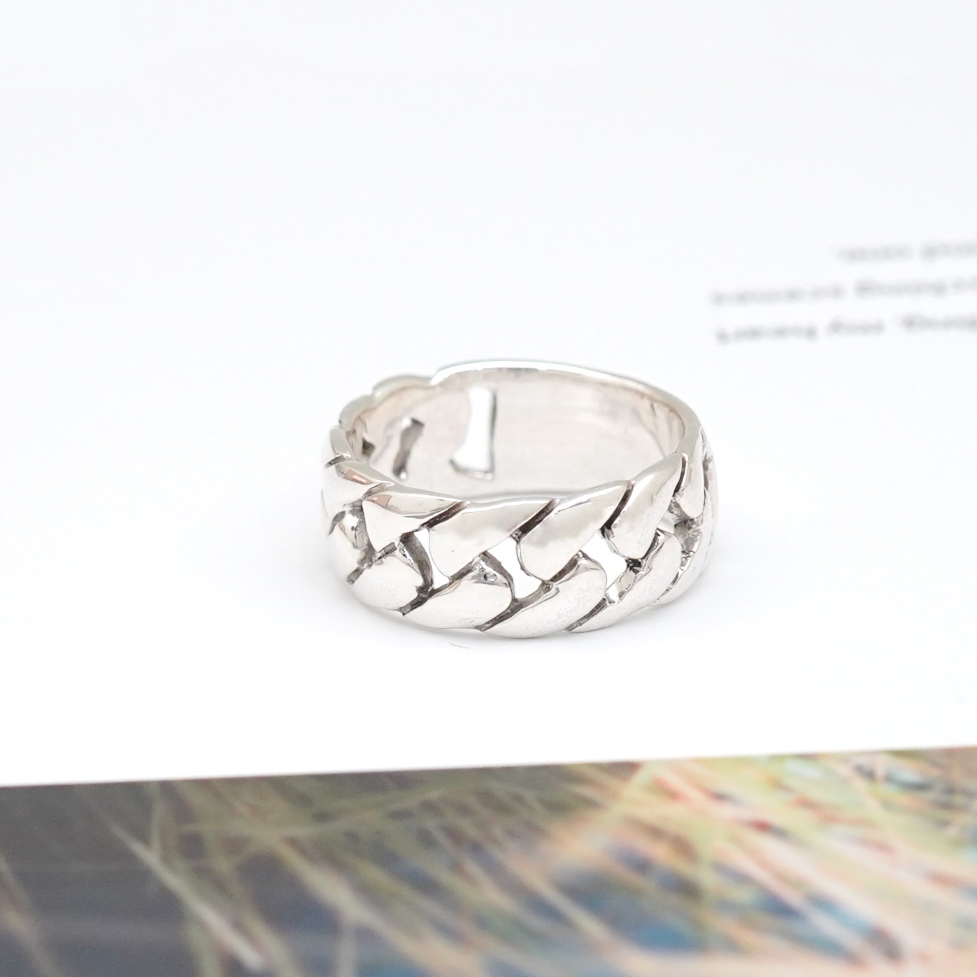 แหวนเงินแท้: แหวนผู้ชาย ลายฟิกาโล่ใส่ติดนิ้วเท่ห์ๆ มีไซส์ สำหรับผู้ชายนิ้วใหญ่