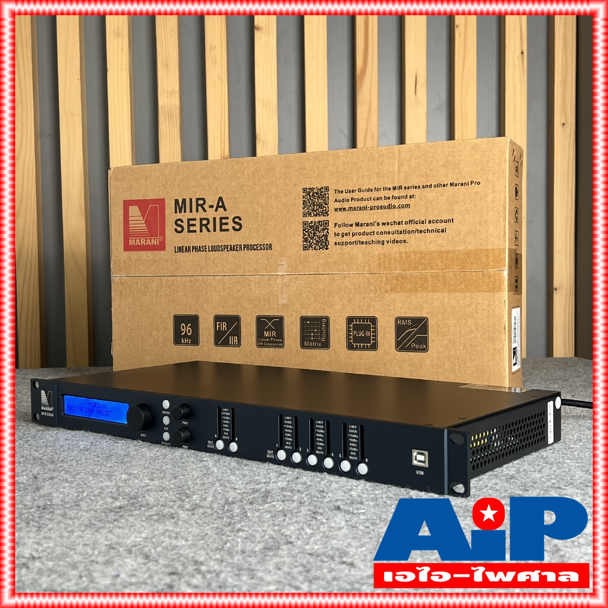 MARANI MIR260A ครอสโอเวอร์ดิจิตอล loudspeaker processor MIR-260A MIR 260 A MIR-260 MIR260 อไอ-ไพศาล