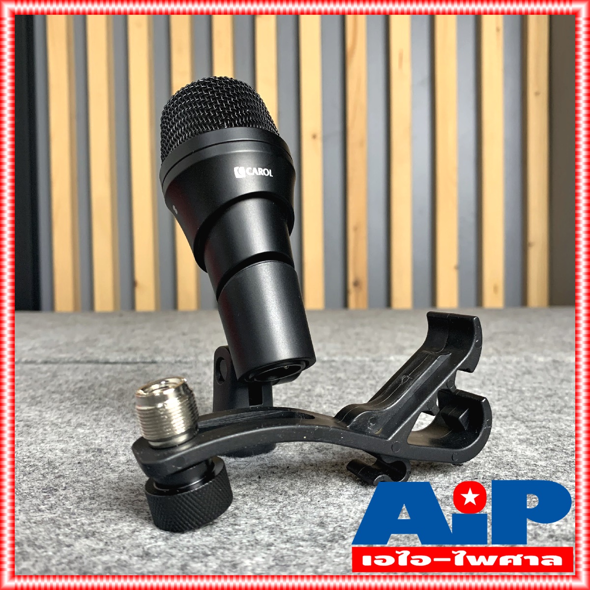 CAROL GO24 ไมค์กระเดื่อง ไมค์กลอง GO-24 ไมค์ ไมค์เครื่องดนตรี ไมค์หนีบกลอง GO 24 mic kick drums bass guitar
