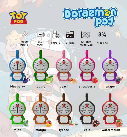 Doraemon pod 9000 puffs