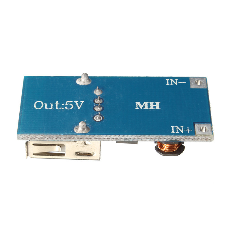 SODIAL Modulo Step-Up DC-DC 0.9V-5V A USB 5V – Convertitore Boost Per MP3, GPS E Bluetooth, Con LED