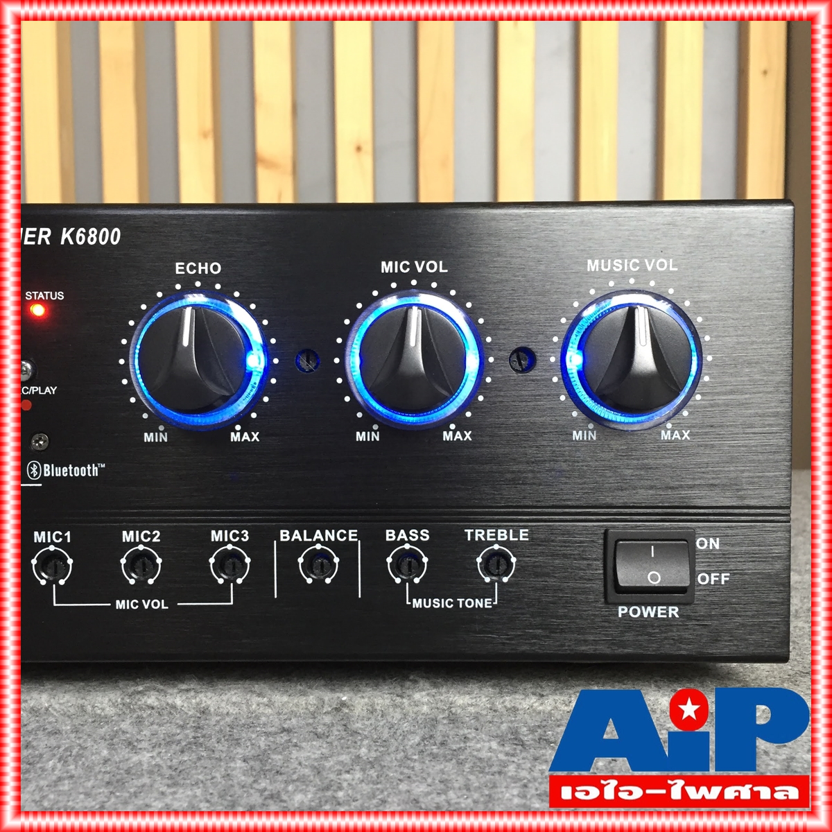 PROEUROTECH K-6800 แอมป์คาราโอเกะ แอมป์ PRO EUROTECH K 6800 K6800 เครื่องเสียง เครื่องขยายเสียง AMP โปรยูโรเทค เอไอ-ไพศาล