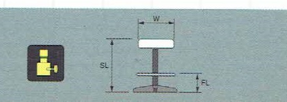 เก้าอี้บาร์, เก้าอี้เคาน์เตอร์, เก้าอี้เขียนแบบ, เก้าอี้ทำงาน, เก้าอี้ทรงสูง อาซาฮี (asahi) รุ่น CR-604