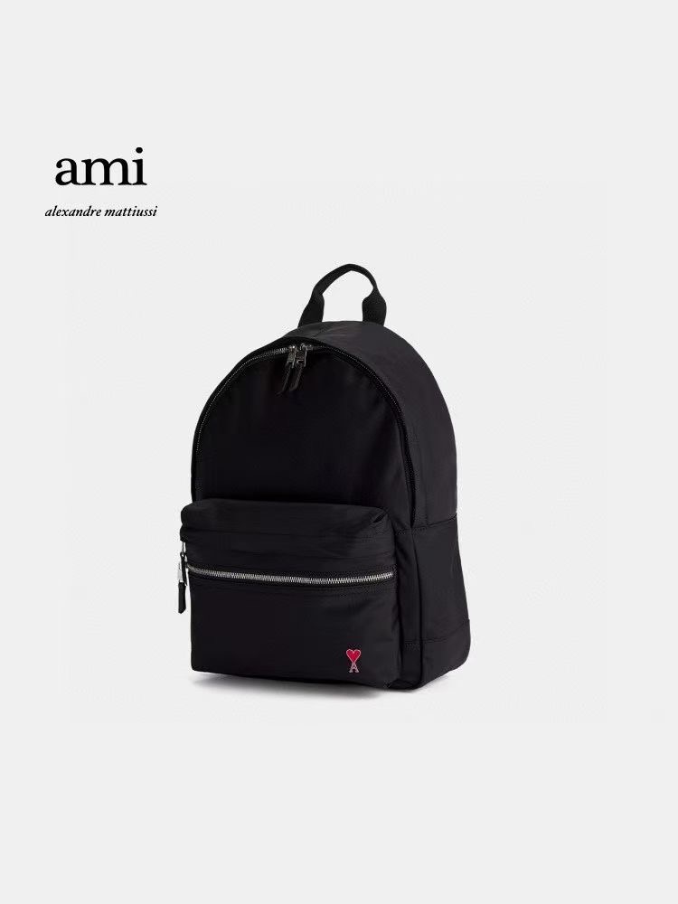 **do** กระเป๋าเป้สะพายหลัง Ami Paris ผ้าไนล่อน น้ำหนักเบา ใส่ iPad Labtop สินค้าใหม่ ของแท้