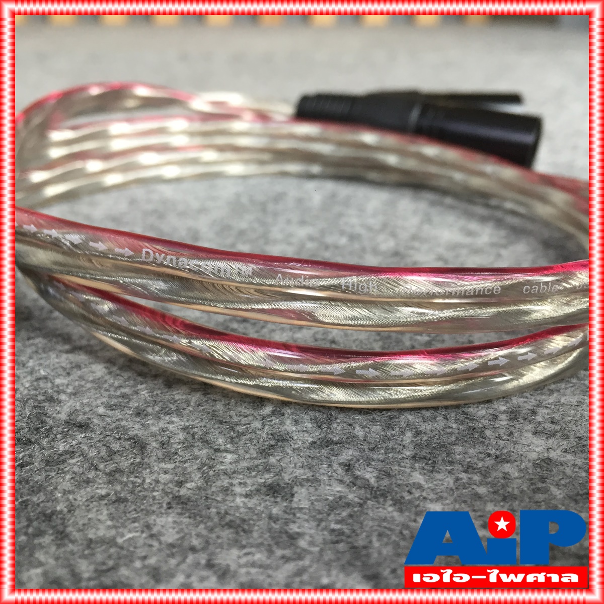 DYNACOM สายCANNONตัวเมียCANNONตัวผู้x2 J2049-4 ต่อY 1เมตร สายใส สายสัญญาณเสียง XLRตัวเมีย ออก XLRตัวผู้2หัว 1เมตร ยาว1เมตร XLRจะมีสีเงินและสีดำขึ้นกับล็อตการผลิต