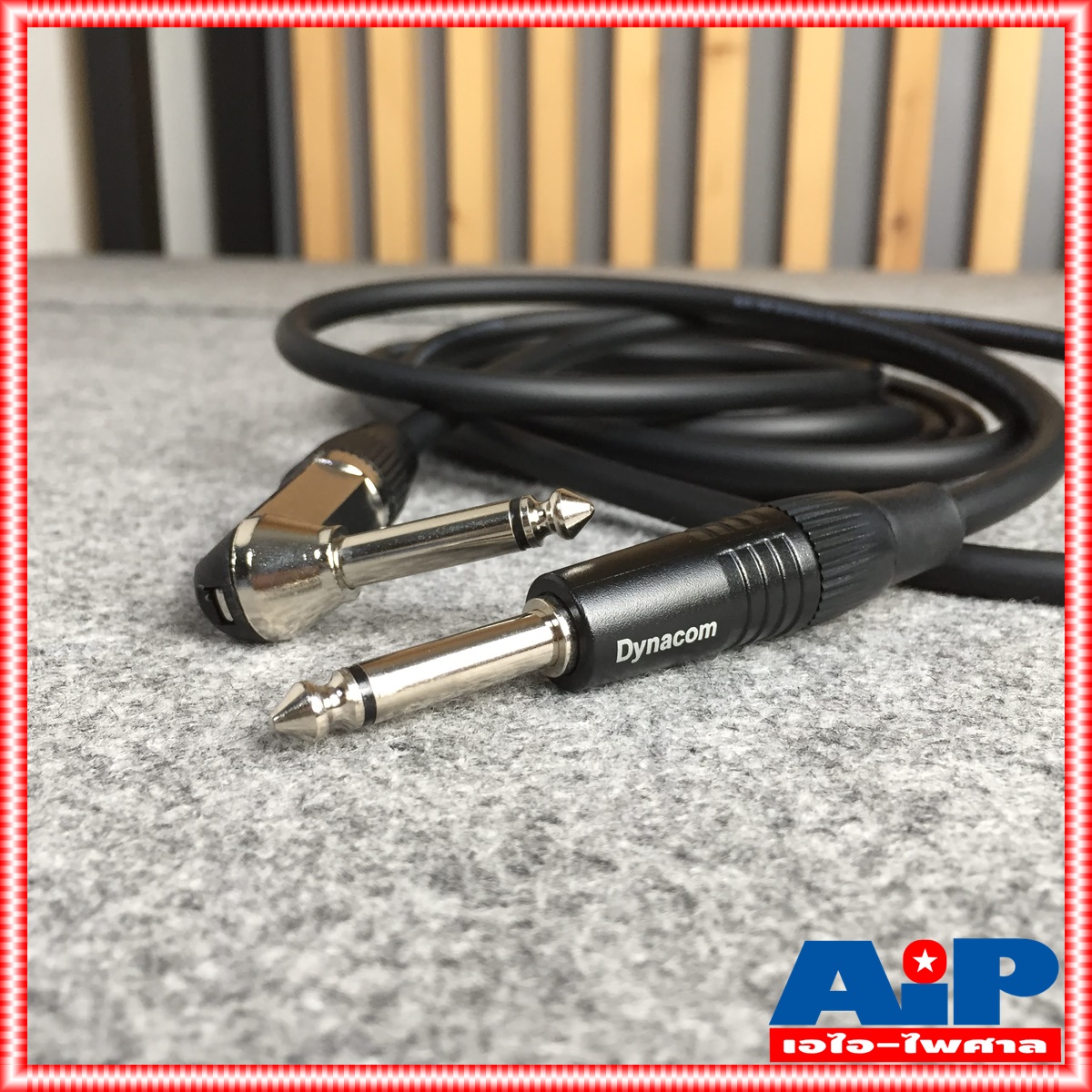สายสัญญาณกีต้าร์ JSL079 หัวตรง+งอ 3เมตร DYNACOM สายชีลด์กีต้าร์ ROCK JSL079 เข้าหัว เข้าหัวโฟน PHONE MONO 1/4 อย่างดี