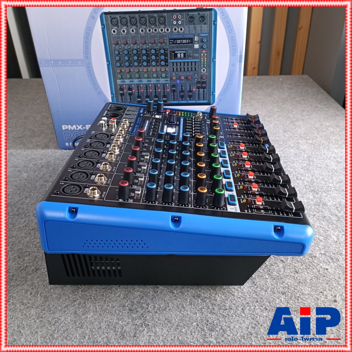 PROEUROTECH PMX-808 POWERMIXER เพาเวอร์มิกซ์ มิกซ์ มิกเซอร์ เครื่องเสียง เครื่องปรับแต่งเสียง PMX 808 PMX808 เอไอ-ไพศาล