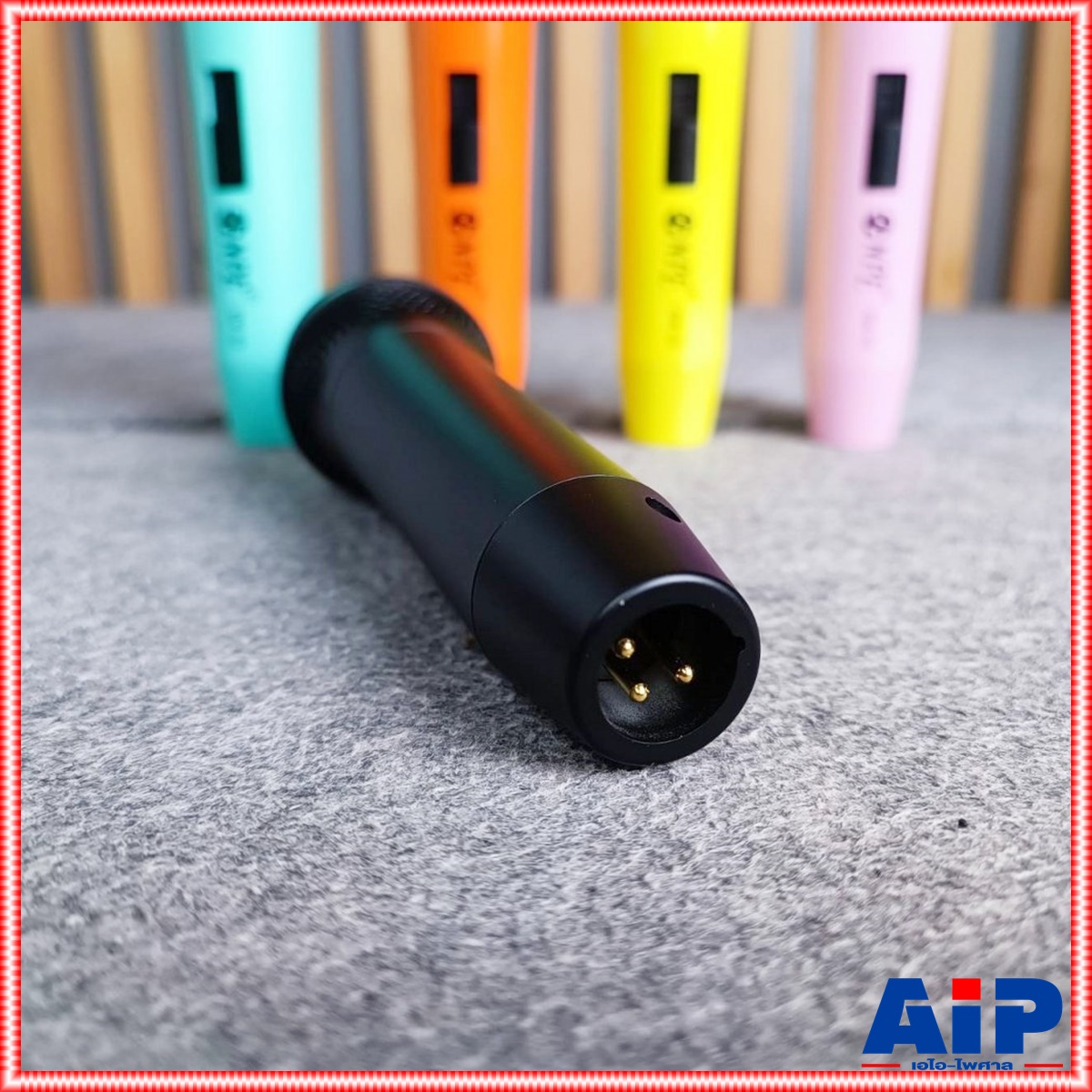 มี 5 สีให้เลือก NPE DM-55 ไมค์สาย ดำ / เขียว / เหลือง / ส้ม / ชมพู ไมโครโฟนไดนามิก DM 55 DM55 เอไอ-ไพศาล