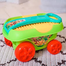 188-227 ของเล่นเลโก้ตัวต่อไดโนเสาร์ล้อลาก