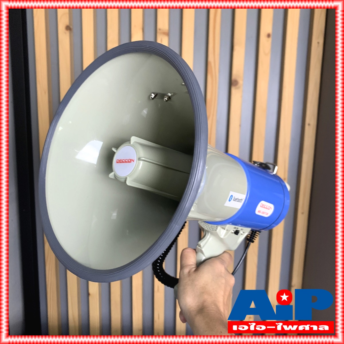 DECCON MG-3007UB โทรโข่งอัด แบตชาร์จได้ในตัว USB บูลทูธ เมกกะโฟน โทรโข่ง มี Bluetooth USB ยี่ห้อ DECCON รุ่น MG 3007 UB มี แบตเตอรี่แห้ง อัดเสียงได้ MG3007UB MG3007