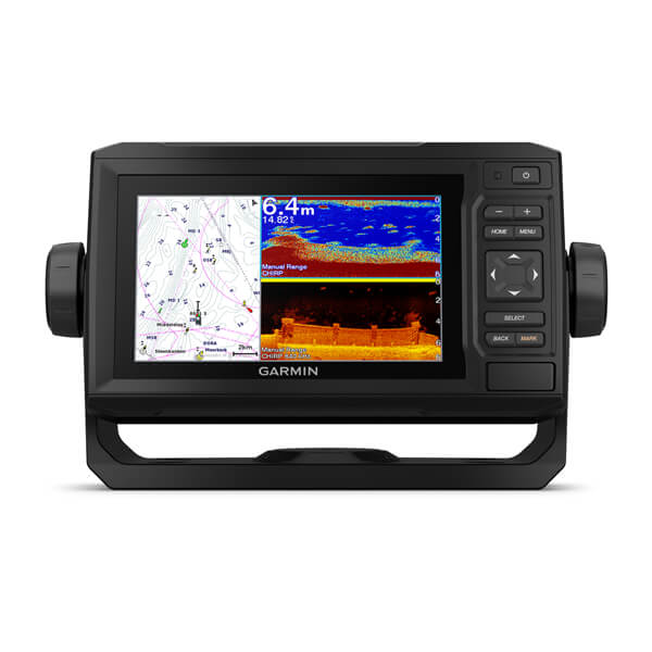 เครื่องหาปลา + GPS รุ่น Garmin ECHOMAP UHD 62cv เมนูไทย+GT24UHD-TM แถมฟรี แผนที่ทะเล และแม่น้ำ และหมวก