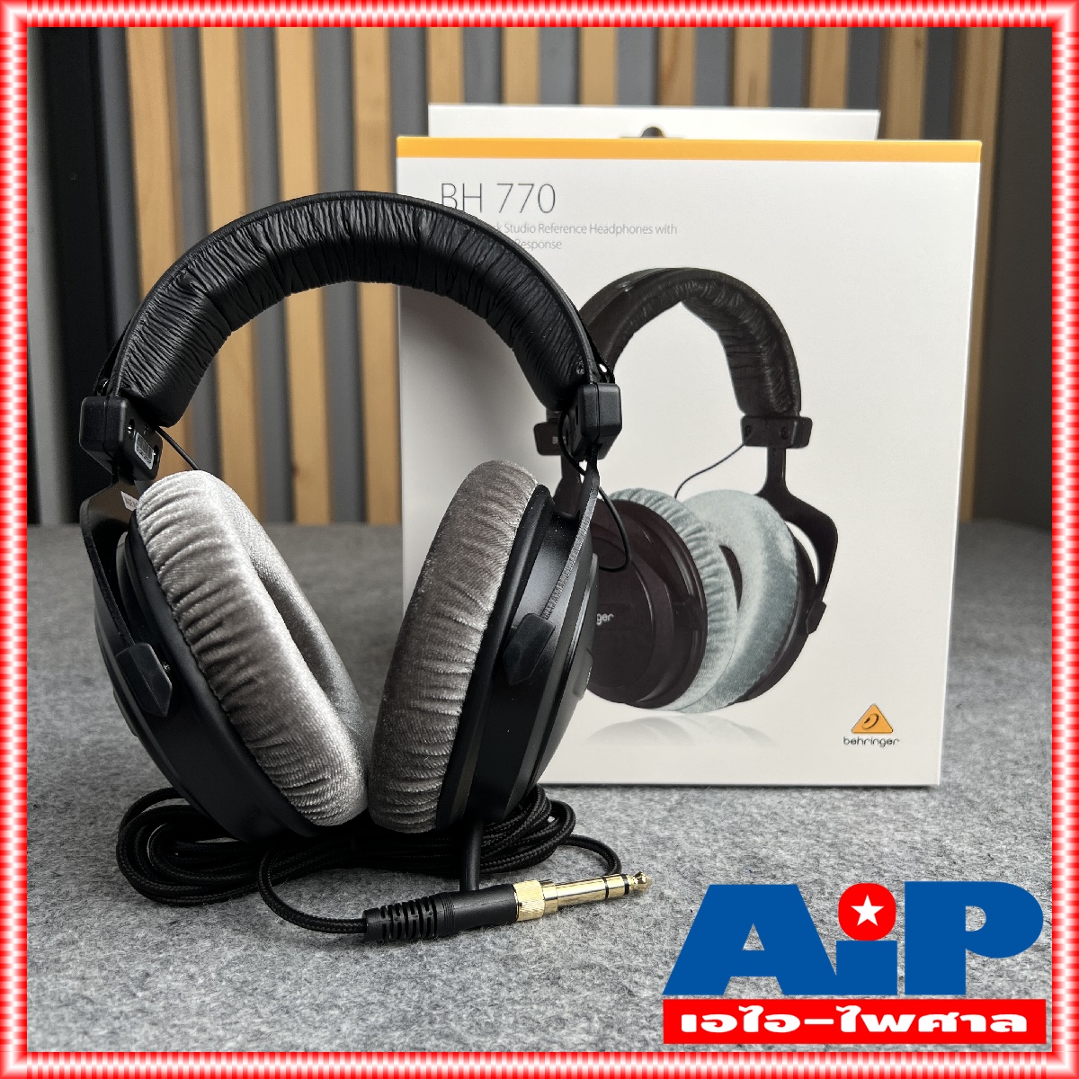 BEHRINGER BH-770 หูฟัง HEADPHONE BH 770 BH770 หูฟังBH 770 หูฟังBEHRINGER หูฟังแบบครอบหู หูฟังครอบหู เอไอ-ไพศาล +++